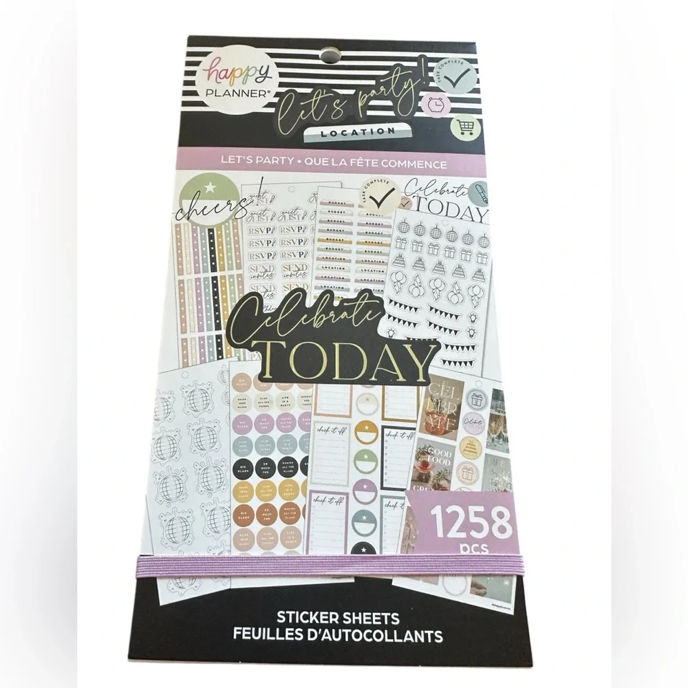 The Happy Planner Let’s Party Sticker Book